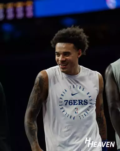 Pregame warmup on an NBA arena floor