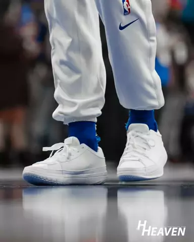 Pregame warmup on an NBA arena floor
