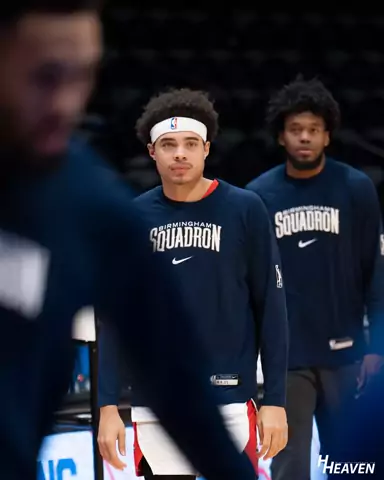 Pregame warmup on an NBA arena floor