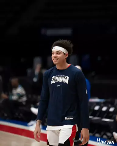 Pregame warmup on an NBA arena floor