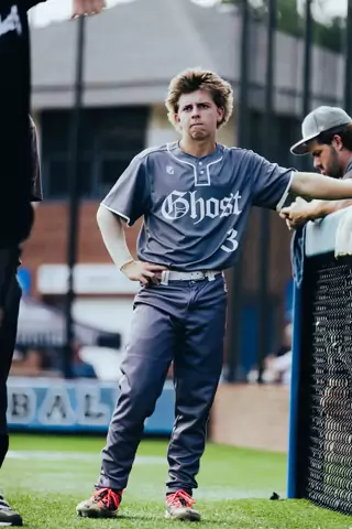 Ghost travel baseball player at a national tournament
