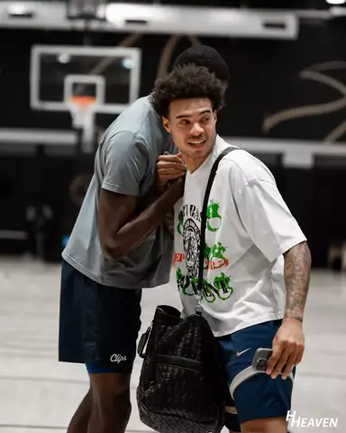 Player workout at an NBPA camp