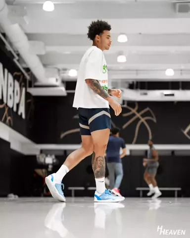 Player workout at an NBPA camp