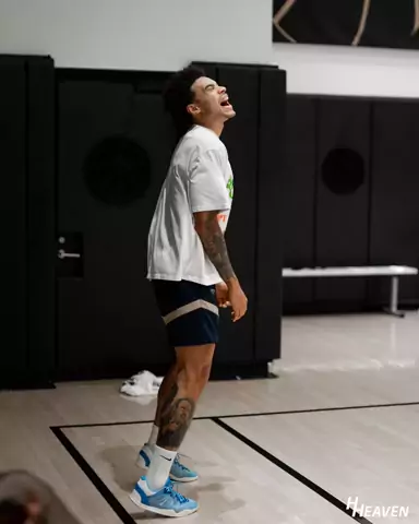 Player workout at an NBPA camp