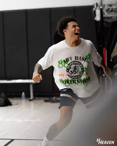 Player workout at an NBPA camp