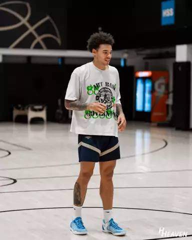 Player workout at an NBPA camp