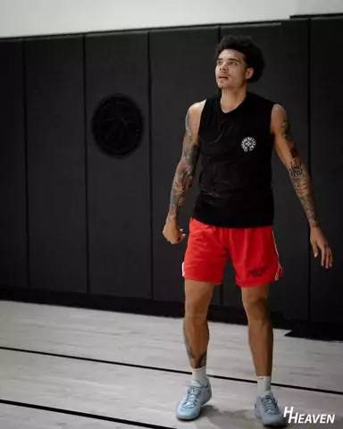 Player workout at an NBPA camp