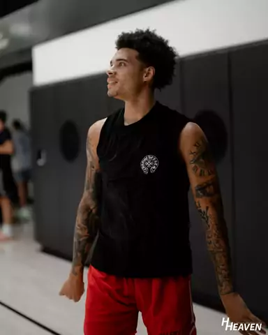 Player workout at an NBPA camp