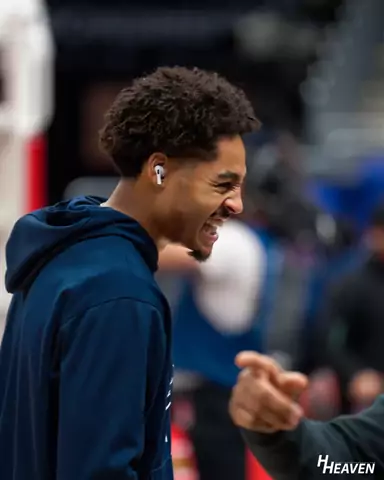 Jordan Poole during Washington Wizards pregame