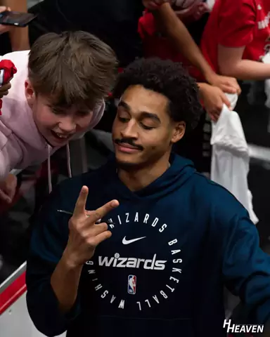 Jordan Poole during Washington Wizards pregame