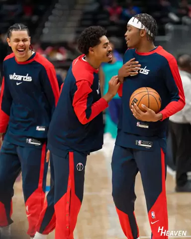 Jordan Poole during Washington Wizards pregame