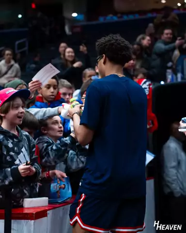 Jordan Poole during Washington Wizards pregame