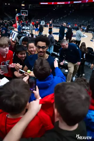 Jordan Poole during Washington Wizards pregame
